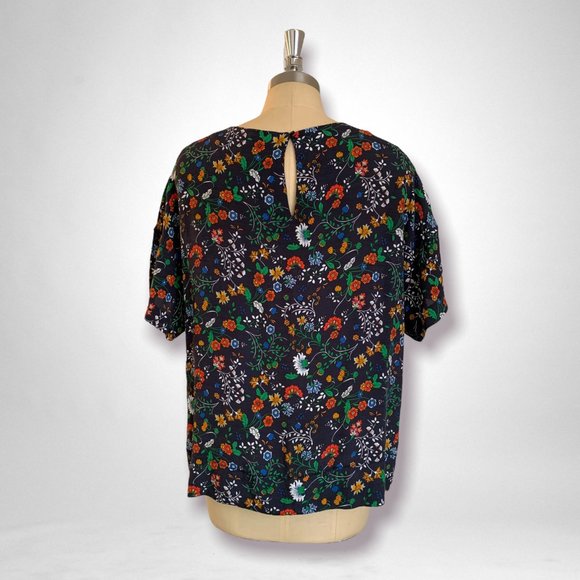 H&M Floral Print Top, Size 12 - Picture 2 of 4